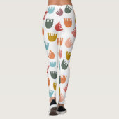 Mixed Boho Blume Leggings (Rückseite)
