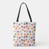 Mixed Boho Blume Tasche (Rückseite)