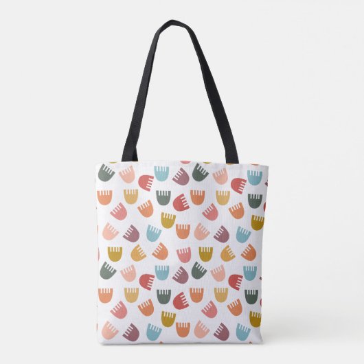 Mixed Boho Blume Tasche (Rückseite)