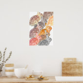 Mixed Bunny Poster Poster (Küche)