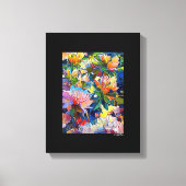 Mixed Digital Media Black Wrapped Canvas Art Leinwanddruck (Vorderseite)