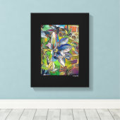 Mixed Digital Media Black Wrapped Canvas Art Leinwanddruck (Insitu (Holzboden))