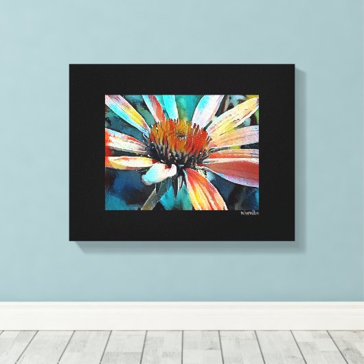 Mixed Digital Media Black Wrapped Canvas Art Leinwanddruck (Insitu (Holzboden))