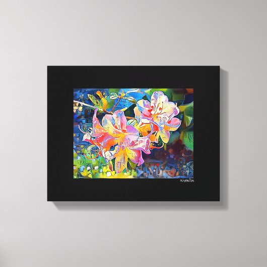 Mixed Digital Media Black Wrapped Canvas Art Leinwanddruck (Vorderseite)