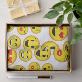 Mixed Emoji-Muster Spaß-Party Seidenpapier (Geschenk)