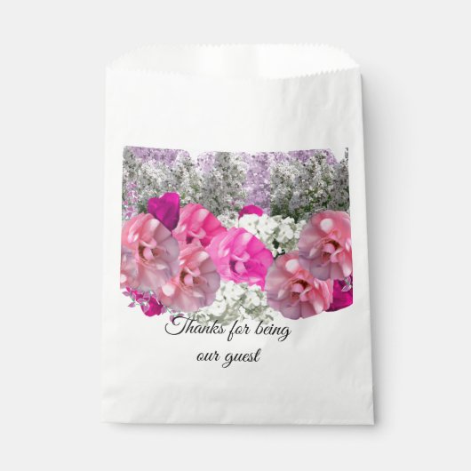 Mixed Floral Bouquet Gevor Bag Geschenktütchen (Vorderseite)