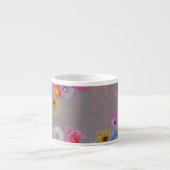 Mixed flowers in modern art espressotasse (Vorderseite)