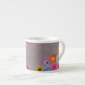 Mixed flowers in modern art espressotasse (Vorderseite Rechts)