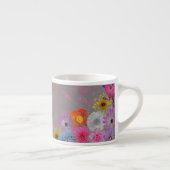 Mixed flowers in modern art espressotasse (Rechts)