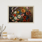 Mixed Flowers Poster (Küche)