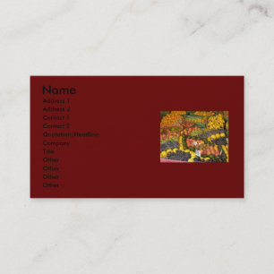 "Mixed Frucht Business Card" Visitenkarte