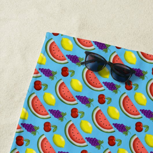 Mixed Fruchtsafthandtuch Strandtuch (Beispiel)