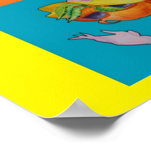 MIXED FRUIT PERSONALITY DISPLAY POSTER (Ecke)