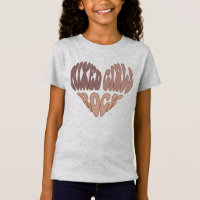 Mixed Girls Rock Biracial, multikulturell, Herz