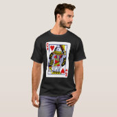 Mixed King & Queen - Zwei Spirituosen Spielkarten T-Shirt (Vorne ganz)