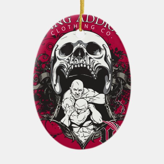 MIXED MARTIAL ARTS 1.ai Keramik Ornament (Vorne)