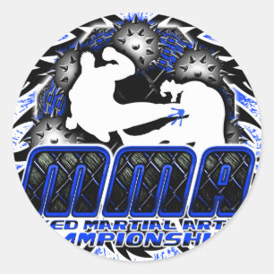 MIXED MARTIAL ARTS 22 RUNDER AUFKLEBER