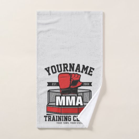 Mixed Martial Arts ADD NAME MIXED MARTIAL ARTS Fig Badhandtuch Set (Handtuch)