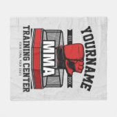Mixed Martial Arts ADD NAME MIXED MARTIAL ARTS Fig Fleecedecke (Vorderseite (Horizontal))