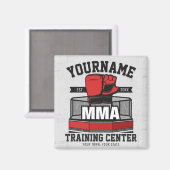 Mixed Martial Arts ADD NAME MIXED MARTIAL ARTS Fig Magnet (Vorderseite/Rückseite)