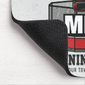 Mixed Martial Arts ADD NAME MIXED MARTIAL ARTS Fig Mousepad (Ecke)