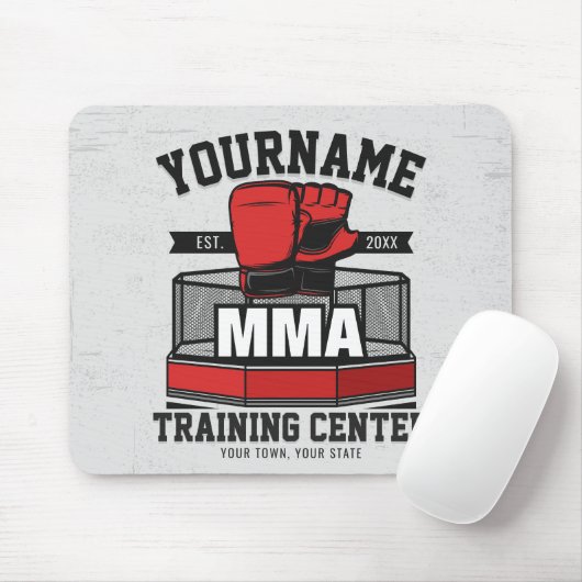 Mixed Martial Arts ADD NAME MIXED MARTIAL ARTS Fig Mousepad (Mit Mouse)