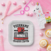 Mixed Martial Arts ADD NAME MIXED MARTIAL ARTS Fig Pappteller (Party)