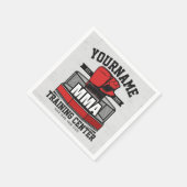 Mixed Martial Arts ADD NAME MIXED MARTIAL ARTS Fig Serviette (Ecke)