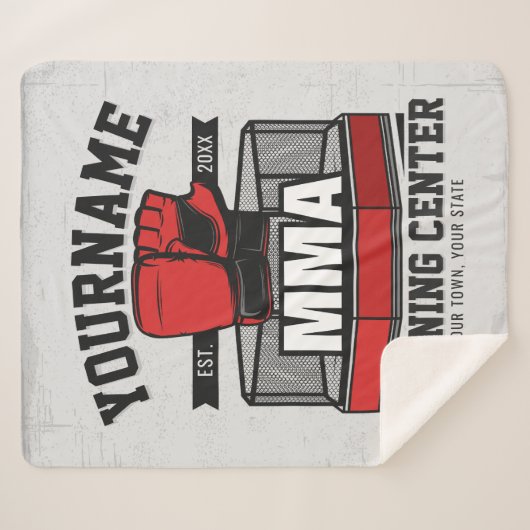 Mixed Martial Arts ADD NAME MIXED MARTIAL ARTS Fig Sherpadecke (Vorderseite (Horizontal))