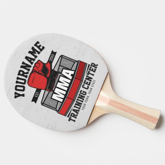 Mixed Martial Arts ADD NAME MIXED MARTIAL ARTS Fig Tischtennis Schläger (Seitenansicht)