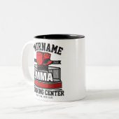 Mixed Martial Arts ADD NAME MMA Fight Training Zweifarbige Tasse (Vorderseite Links)
