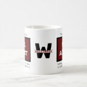 MIXED MARTIAL ARTS Addict Hinzufügen des Monogramm Kaffeetasse (Mittel)