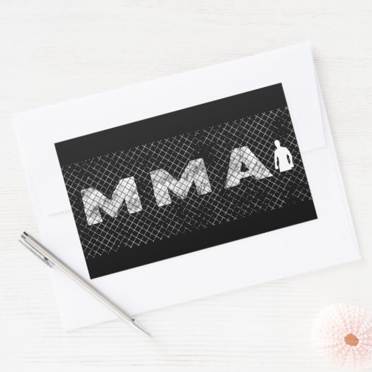 MIXED MARTIAL ARTS-Aufkleber Rechteckiger Aufkleber (Umschlag)