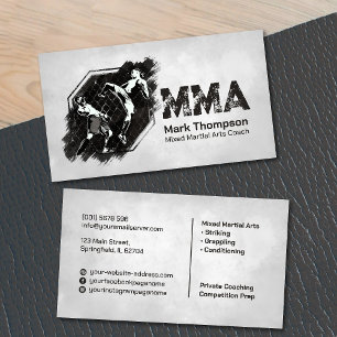 MIXED MARTIAL ARTS - Ausbildung von Kampfkünsten Visitenkarte