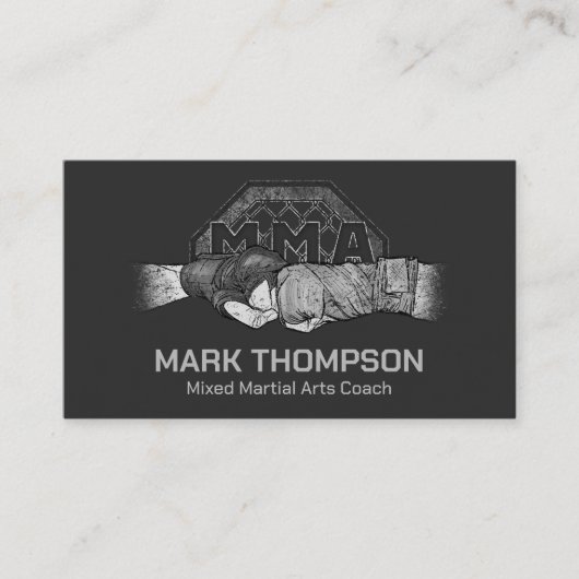MIXED MARTIAL ARTS - Ausbildung von Kampfkünsten Visitenkarte (Vorderseite)