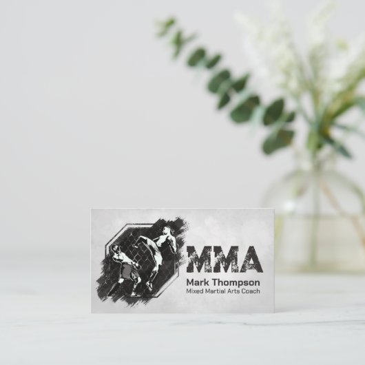 MIXED MARTIAL ARTS - Ausbildung von Kampfkünsten Visitenkarte (Stehend Vorderseite)