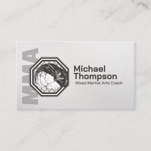 MIXED MARTIAL ARTS - Ausbildung von Kampfkünsten Visitenkarte (Vorderseite)