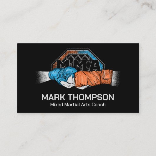 MIXED MARTIAL ARTS - Ausbildung von Kampfkünsten Visitenkarte (Vorderseite)