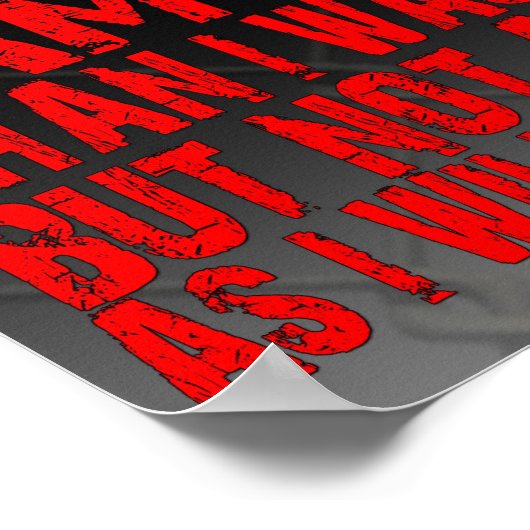 MIXED MARTIAL ARTS / BJJ / Kick Boxing "Stronger"  Poster (Ecke)