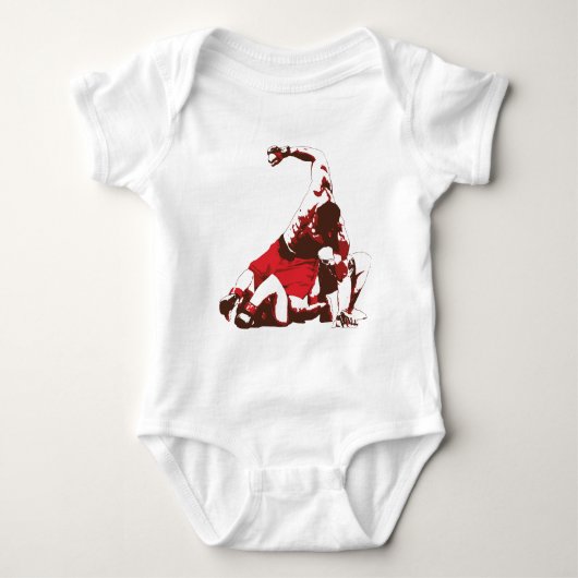 MIXED MARTIAL ARTS Boden u. Pfund Baby Strampler (Vorderseite)