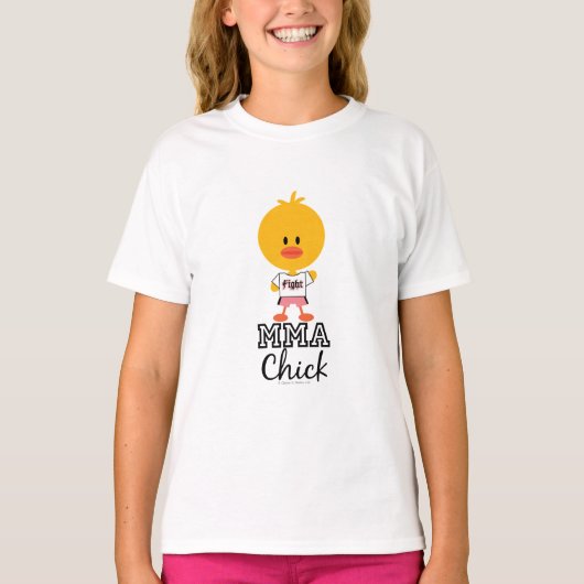 MIXED MARTIAL ARTS Chick Kids Ringer Tee Shirt (Vorderseite)