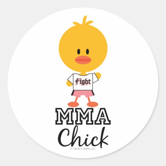 MIXED MARTIAL ARTS Chick Stickers (Vorderseite)