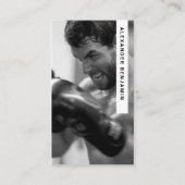 MIXED MARTIAL ARTS Coach & Trainer Foto QR Code Bu Visitenkarte (Vorderseite)