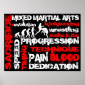 Mixed Martial Arts - Elements of Revolution Poster (Vorne)