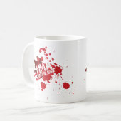 MIXED MARTIAL ARTS erstes Blut Kaffeetasse (Vorderseite Links)