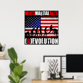 MIXED MARTIAL ARTS - Evolution (Revolution) Diagra Poster (Heimbüro)