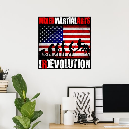 MIXED MARTIAL ARTS - Evolution (Revolution) Diagra Poster (Heimbüro)