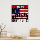 MIXED MARTIAL ARTS - Evolution (Revolution) Diagra Poster (Küche)