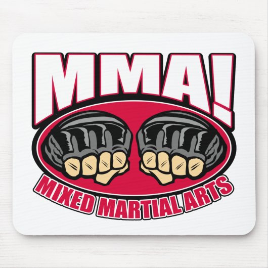 MIXED MARTIAL ARTS Fäuste Mousepad (Vorne)