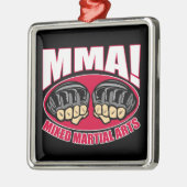 MIXED MARTIAL ARTS Fäuste Silbernes Ornament (Links)